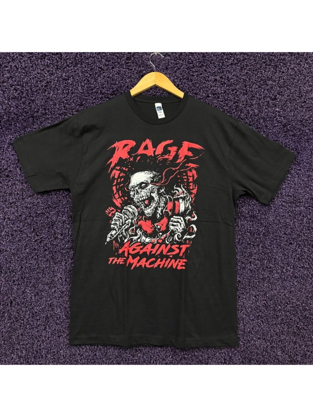 Rage Against the Machine Fight The Power Tour Art T-Shirt L